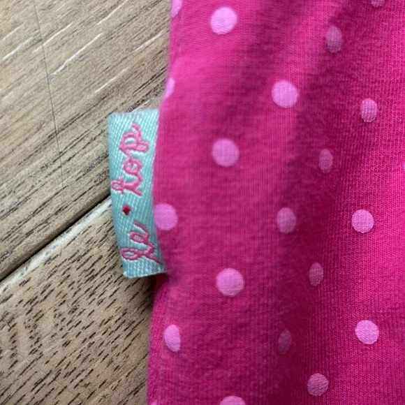 Le Top brand Girl’s 4T Polka Dot Button Dress with Heart Pockets and Roses! - Picture 8 of 10